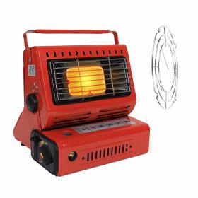 2-In-1 Portable Butane Heater and Stove Burner/ Outdoor Butane Gas Heater & Cooking Stove For Camping Fishing RV Travel