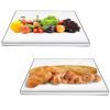 Clear Acrylic Kitchen Cutting Board with Counter Lip 17.71x15.74IN Non-Slip Countertop Cutting Board