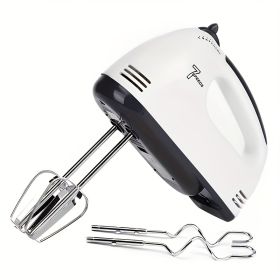 7-Speed Electric Hand Mixer - Egg Beater, Whisk, Breaker, and Stirrer - Home Appliance for Kitchen Bowl Aid and Food Mixing