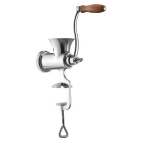 Manual Meat Grinder Mincer Sausage Stuffer Table Clamp 304 Stainless Steel