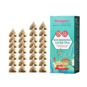 Googeer Nourishing Liver Tea, Toning Body Relief Body Discomfort Halitosis Relaxation Refreshing Tea Bag