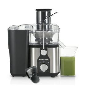 Juice Extractor with Easy Sweep Tool Big Mouth Chute 800W Motor