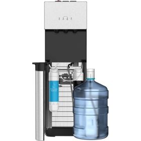 Bottom Loading Water Cooler Dispenser with BioGuard- 3 Temperature Settings- UL/Energy Star Approved- Bottled/Filtered