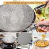 Splash Guard for Frying Pan - Silicone Grease Splatter Screen for Frying Pan Stove Top