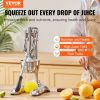 VEVOR Citrus Juice Press, Hand Press Orange Juicer Press, Commercial Grade Manual Citrus Juicer Lemon Squeezer