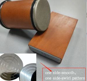 Roller Sharpening Stone Tungsten Steel Adjustable Angle Round Kitchen Tool (Option: Wood color-Black box)