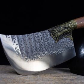 Household Bone Chopping Hand-forged Kitchen Knife Dual-use Knife Ghost Handmade Chef Knives (Option: Knife)