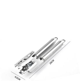 Stainless Steel Can Opener (Option: OPP packaging)