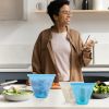3Pcs Silicone Food Storage Bags Reusable Leak Proof Set Microwave & Dishwasher Safe 8.5oz/17oz/25.4oz
