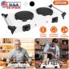 Electric Dual Coil Burner 2000W 5 Temperature Settings Portable for Countertop, RV, Tight Spaces