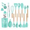 35Pcs Cooking Utensil Set Kitchen with Accessories Egg Holder, Whisk Separator, Tongs, Turner Spoons, etc