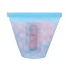 3Pcs Silicone Food Storage Bags Reusable Leak Proof Set Microwave & Dishwasher Safe 8.5oz/17oz/25.4oz