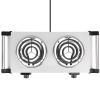 Electric Dual Coil Burner 2000W 5 Temperature Settings Portable for Countertop, RV, Tight Spaces
