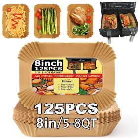 125 Pieces Air Fryer Baking Paper (Option: Style3)