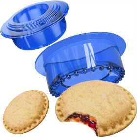 Uncrushable Bread Sandwich Maker Mold for Toddlers - Perfect for DIY Cookies, Lunchboxes (Color: Blue)