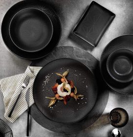 Fulya 12 Piece Dinnerware Set (Color: as Pic)