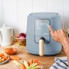 3 Qt Air Fryer with Turbo Crisp Technology, Cornflower Blue