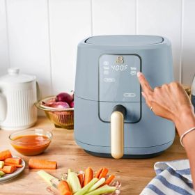 3 Qt Air Fryer with Turbo Crisp Technology, Cornflower Blue (Color: Blue)