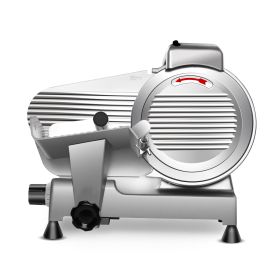 Meat Slicer Machine,8.5/10 inch Commercial Meat Slicer, 240W Frozen Meat Cheese Deli Slicer (Size: 10inch)