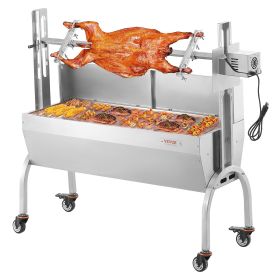 VEVOR Roaster Spit Rotisserie BBQ Grill Pig Lamb Chicken Roaster 52W 198LBS (Default: Default)