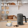 300W Multifunctional cold / hot milk foam 300ml Fully Automatic Milk Heater 360° rotating base SUS304 without BPA adjustable temperature and thickness