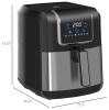 W2225141034  6.9qt Air fryer 85% less oil or low fat cooking 1700W electric oven 400F split oil filter 360° air circulation timing and non-stick pan