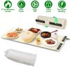 Food Warming Silicone Mat 9 Temperature Levels 6Hr Timer Auto Shut Off Roll-Up Electric Warming Tray for Party Buffet Gathering