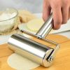 Baker's Roller, 360 Degree Rolling Pastry Roller, Stainless Steel For Baking, Non-stick Dough and Pastry Roller