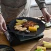 Outdoor Non-Stick Frying Pan Uncoated Teppanyaki cast iron Pot
