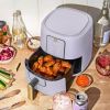 3 Qt Air Fryer with Turbo Crisp Technology, Cornflower Blue