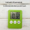Cooking Timer LCD Digital Screen Clock Kitchen Countdown Timer Mechanical Digital Kitchen Timer Magnetic
