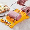 Multifunctional 10 Piece Luncheon Meat Cutter; Stainless Steel Egg Cutter for Fruit Onion Soft Food Roast; Spam Kitchen Tool