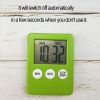 Cooking Timer LCD Digital Screen Clock Kitchen Countdown Timer Mechanical Digital Kitchen Timer Magnetic